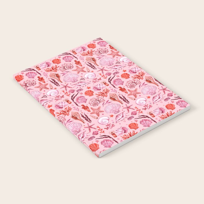 Girly Seashells Party Notebook Gallery Image 2