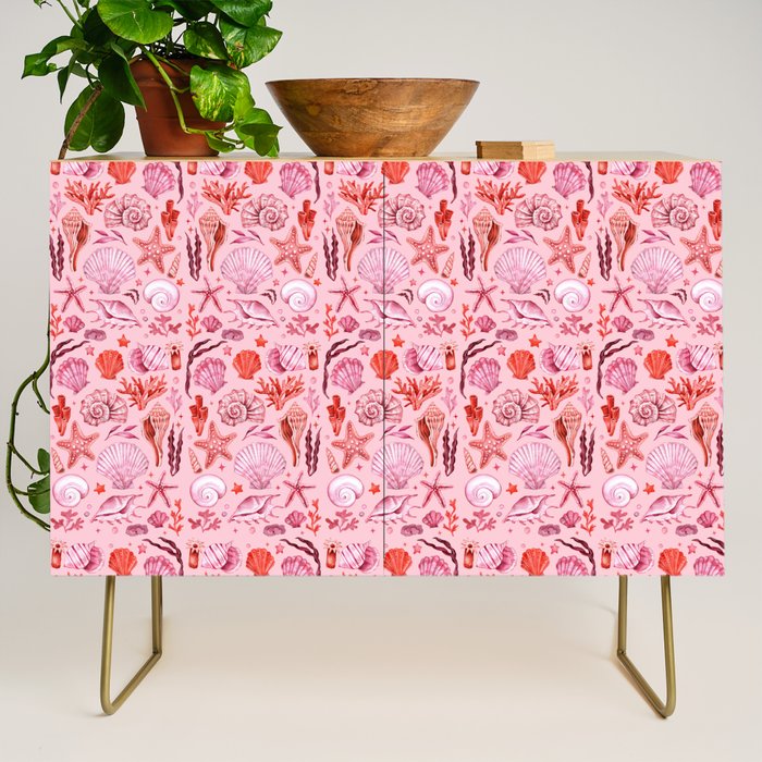 Girly Seashells Party Credenza Gallery Image 1