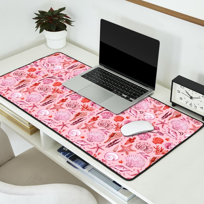 Girly Seashells Party Desk Mat Gallery Image 2
