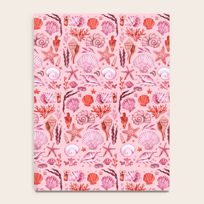 Girly Seashells Party Notebook Gallery Image 4