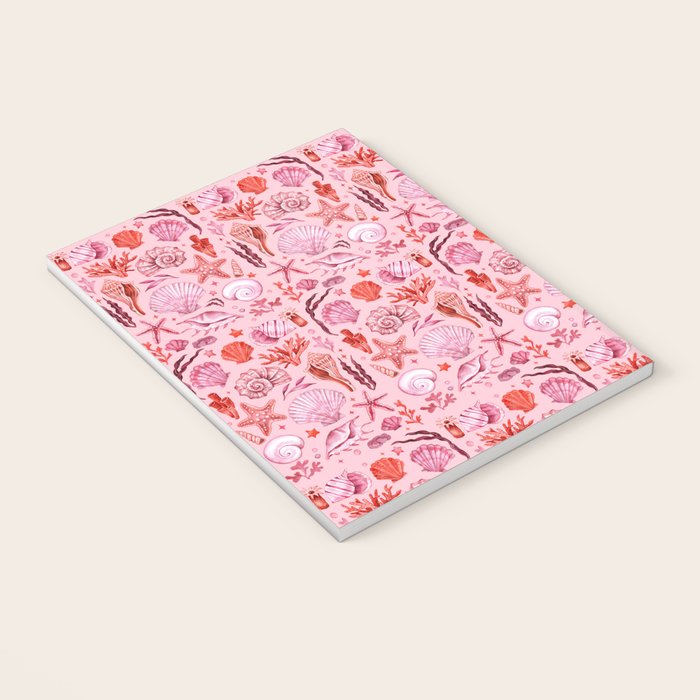 Girly Seashells Party Notebook Gallery Image 3