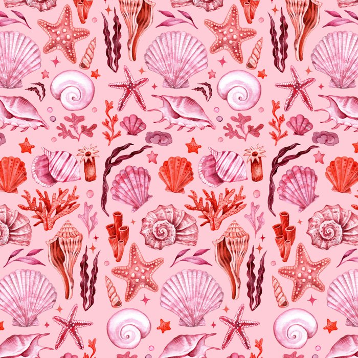 Girly Seashells Party Coffee Mug Gallery Image 2