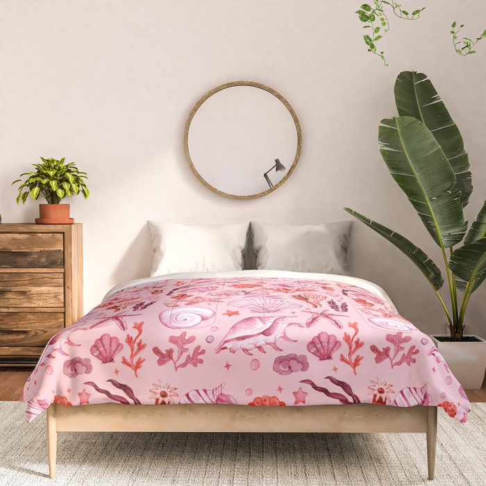 Girly Seashells Party Comforter Gallery Image 3
