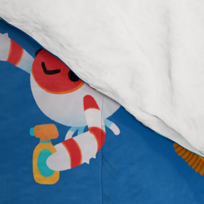 Cleaner shrimp Comforter Gallery Image 4