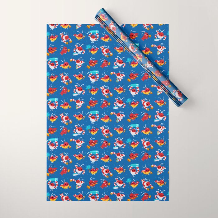 Cleaner Shrimp Wrapping Paper Gallery Image 1