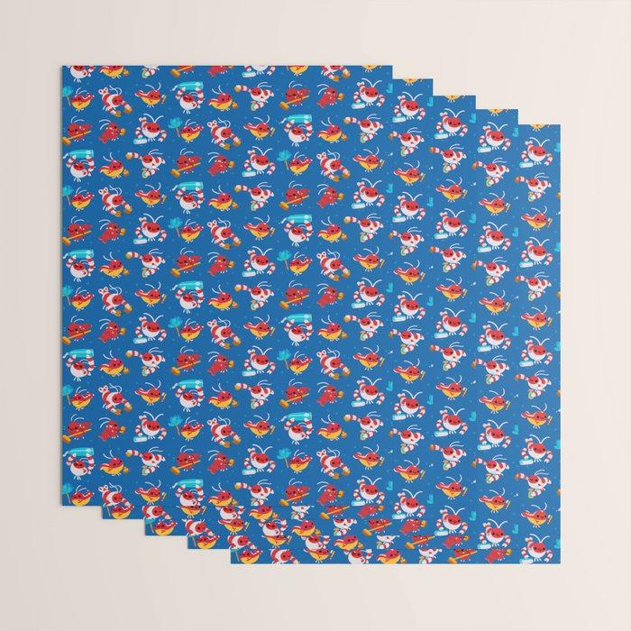 Cleaner shrimp Wrapping Paper Gallery Image 3