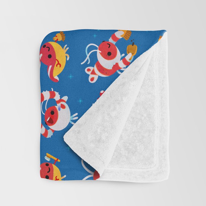 Cleaner shrimp Throw Blanket Gallery Image 3
