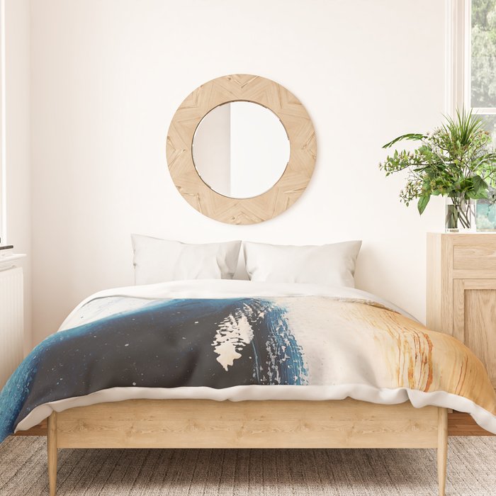 Abstract Oil Painting No.37 Duvet Cover Gallery Image 3