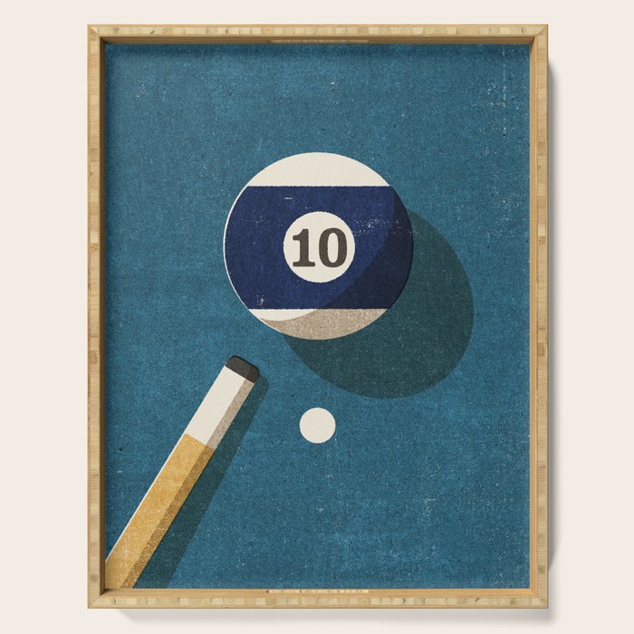 BILLIARDS / Ball 10 Serving Tray Gallery Image 1