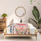 Her Highness, Royal Princess Royalty Queen, Boss Lady Brown Girl Boss, Bohemian Eclectic Heir Empower Portrait Comforter Gallery Image 3