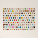 Colorful Mosaic Tiles Modern Artwork Welcome Mat Gallery Image 1