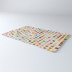Colorful Mosaic Tiles Modern Artwork Rug Gallery Image 3