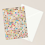 Colorful Mosaic Tiles Modern Artwork Stationery Card Gallery Image 2