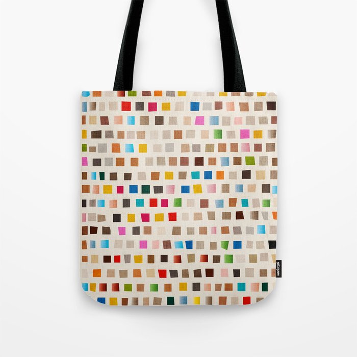 Colorful Mosaic Tiles Modern Artwork Tote Bag Gallery Image 1