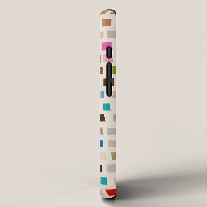 Colorful Mosaic Tiles Modern Artwork iPhone Case Gallery Image 2