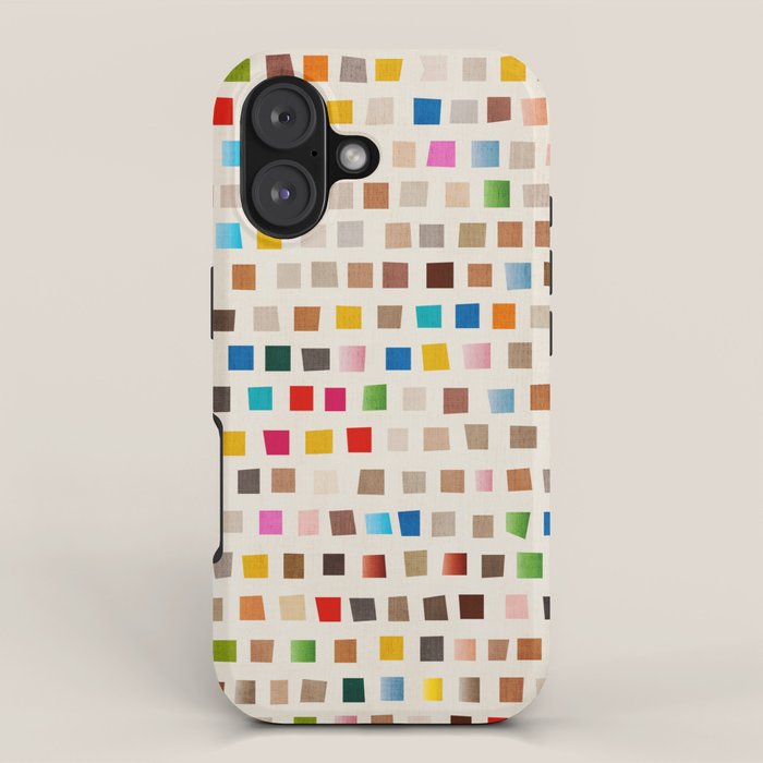 Colorful Mosaic Tiles Modern Artwork iPhone Case Gallery Image 1