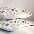 Colorful Mosaic Tiles Modern Artwork Pillow Sham Gallery Image 3