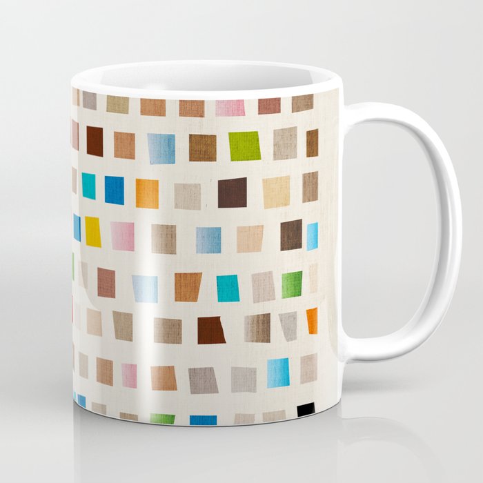 Colorful Mosaic Tiles Modern Artwork Coffee Mug Gallery Image 1