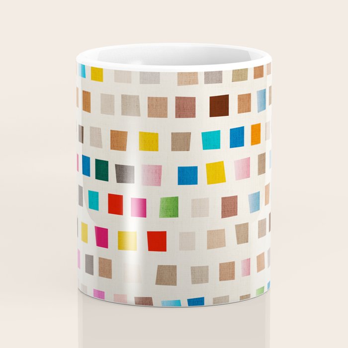 Colorful Mosaic Tiles Modern Artwork Coffee Mug Gallery Image 4