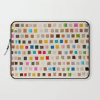 Colorful Mosaic Tiles Modern Artwork Laptop Sleeve Gallery Image 1