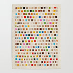 Colorful Mosaic Tiles Modern Artwork Poster Gallery Image 4
