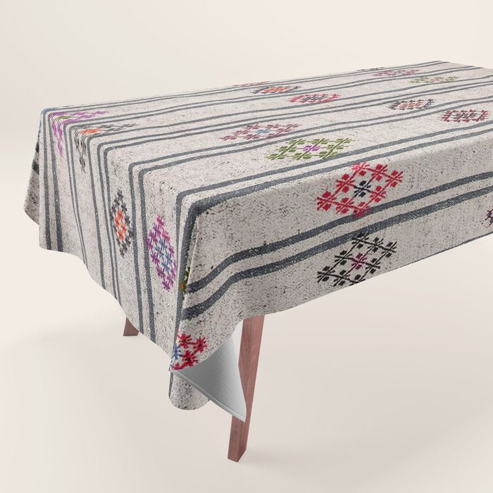 Moroccan Vintage Rug Tablecloth Gallery Image 1