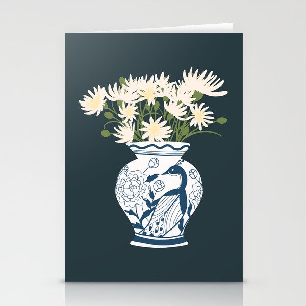 Vase no. 6 with Peacock  Stationery Card Gallery Image 2