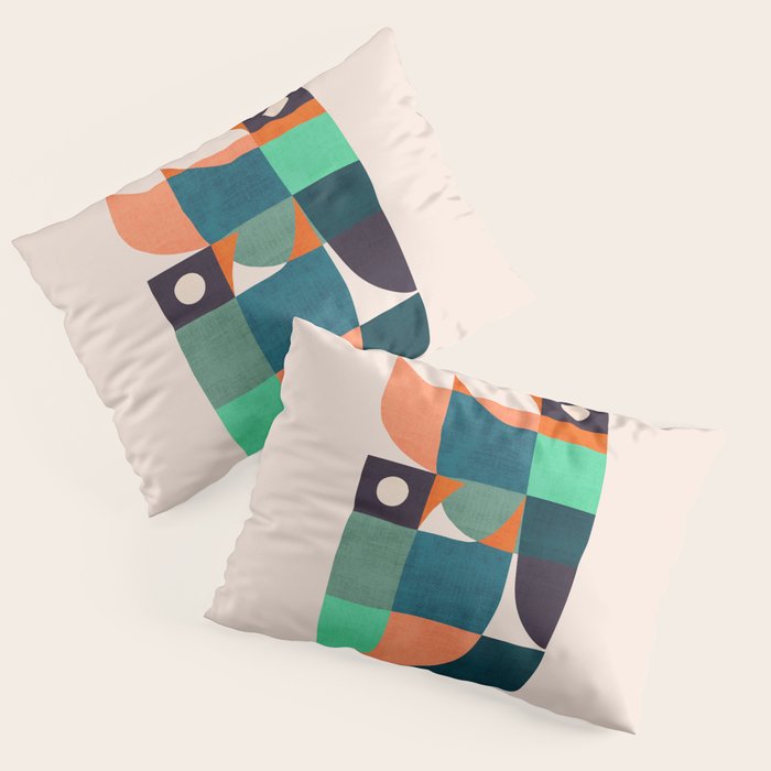 Two birds dancing Pillow Sham Gallery Image 3