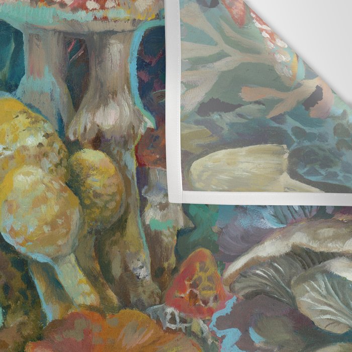 Magic Mushroom Garden Wall Tapestry Gallery Image 3