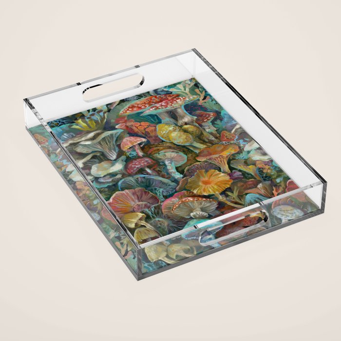 Magic Mushroom Garden Acrylic Tray Gallery Image 1