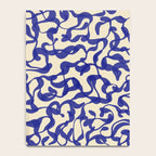Playful strokes #2 / Blue on Beige Notebook Gallery Image 4