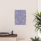 Playful strokes #2 / Blue on Beige Poster Gallery Image 2