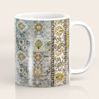 Antique Turkish Oushak Rug Cute Abstract Flowers Floral Pattern  Coffee Mug Gallery Image 1
