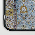 Antique Turkish Oushak Rug Cute Abstract Flowers Floral Pattern  Laptop Sleeve Gallery Image 3