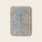 Antique Turkish Oushak Rug Cute Abstract Flowers Floral Pattern  Bath Mat Gallery Image 1