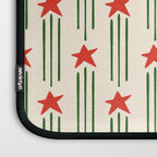 Christmas Stars - Red and Green  Laptop Sleeve Gallery Image 3