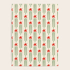 Christmas Stars - Red and Green  Poster Gallery Image 4