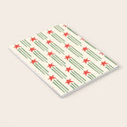 Christmas Stars - Red and Green  Notebook Gallery Image 3