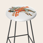 Let's Wrastle Cowgirl Stool Gallery Image 2