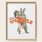 Let's Wrastle Cowgirl Serving Tray Gallery Image 1
