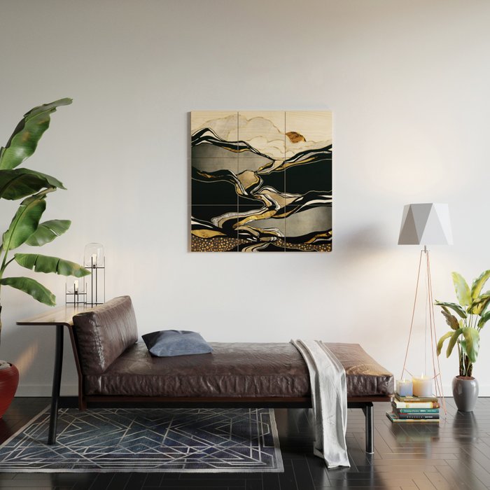 Metallic Vista Wood Wall Art Gallery Image 2