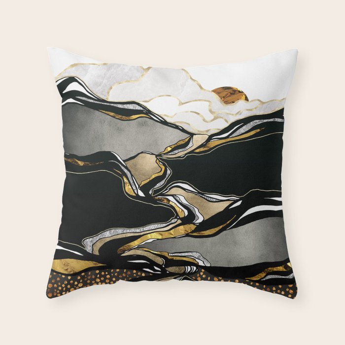 Metallic Vista Throw Pillow Gallery Image 1