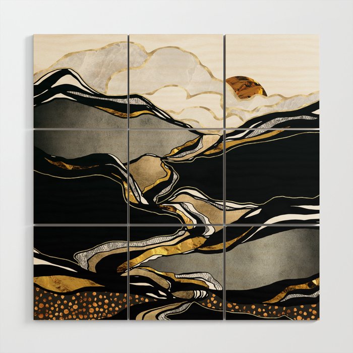 Metallic Vista Wood Wall Art Gallery Image 1