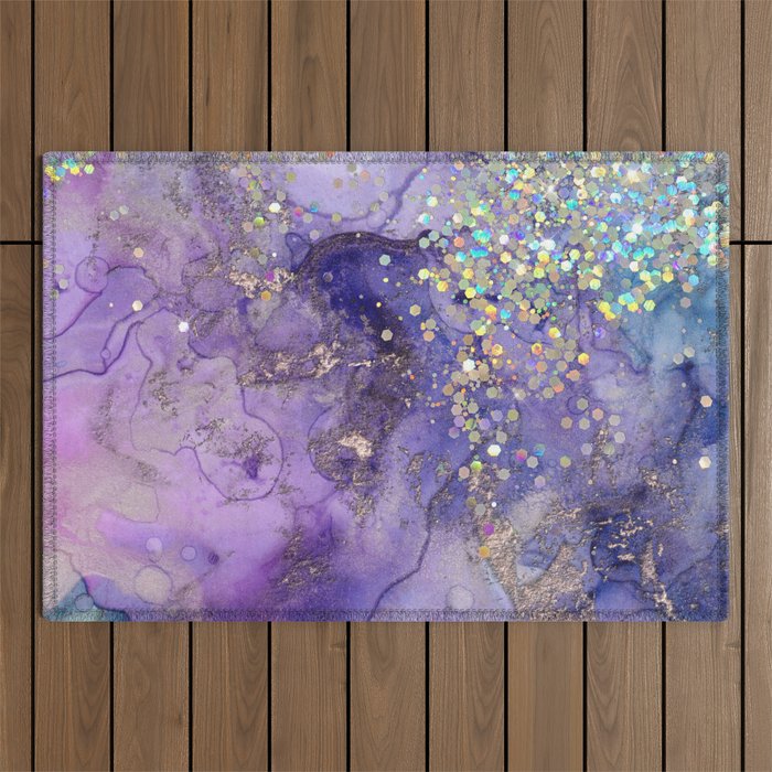 Watercolor Magic Outdoor Rug Gallery Image 1