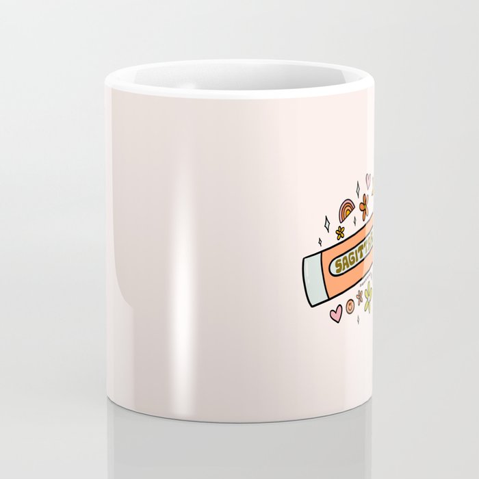 Sagittarius Crayon Coffee Mug Gallery Image 4