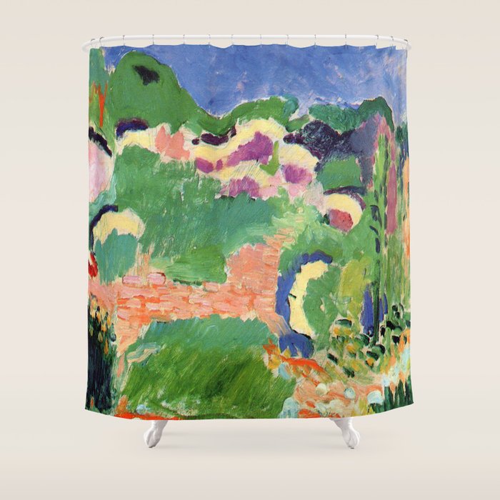 Henri Matisse Landscape Shower Curtain Gallery Image 1