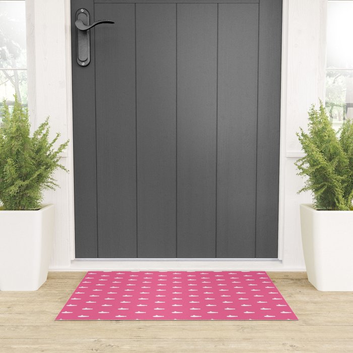 Tiny Submarines - Bright Pink Welcome Mat Gallery Image 3