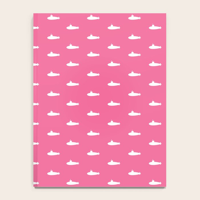 Tiny Submarines - Bright Pink Notebook Gallery Image 4