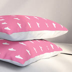 Tiny Submarines - Bright Pink Pillow Sham Gallery Image 3