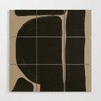 Organic Trendy Shapes Wood Wall Art Gallery Image 1